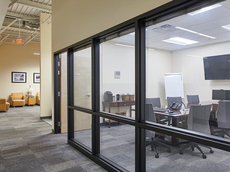 A conference room at the Incertec facility